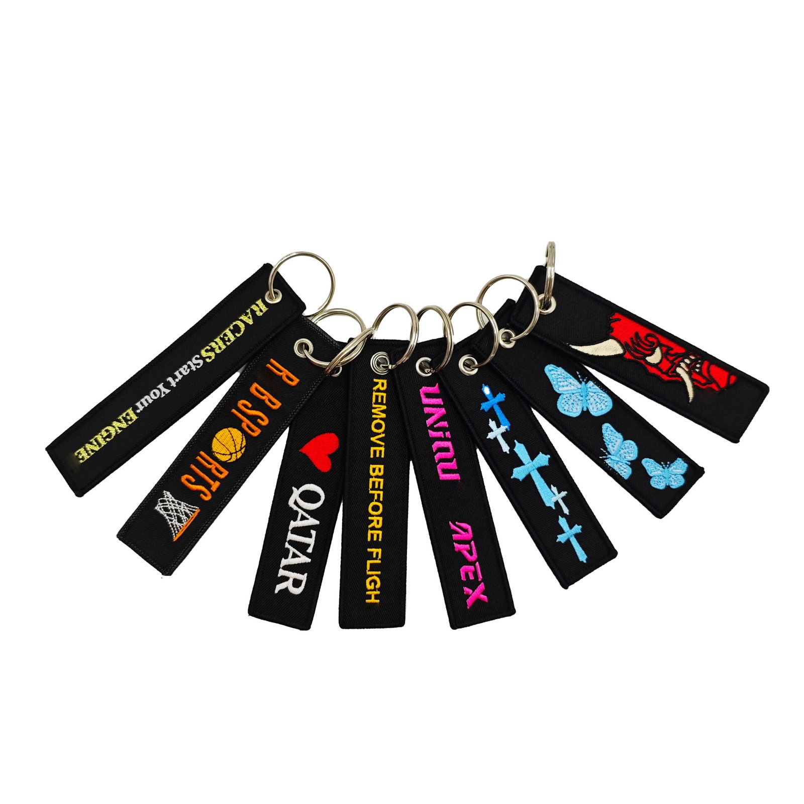 Embroidered keychain 2