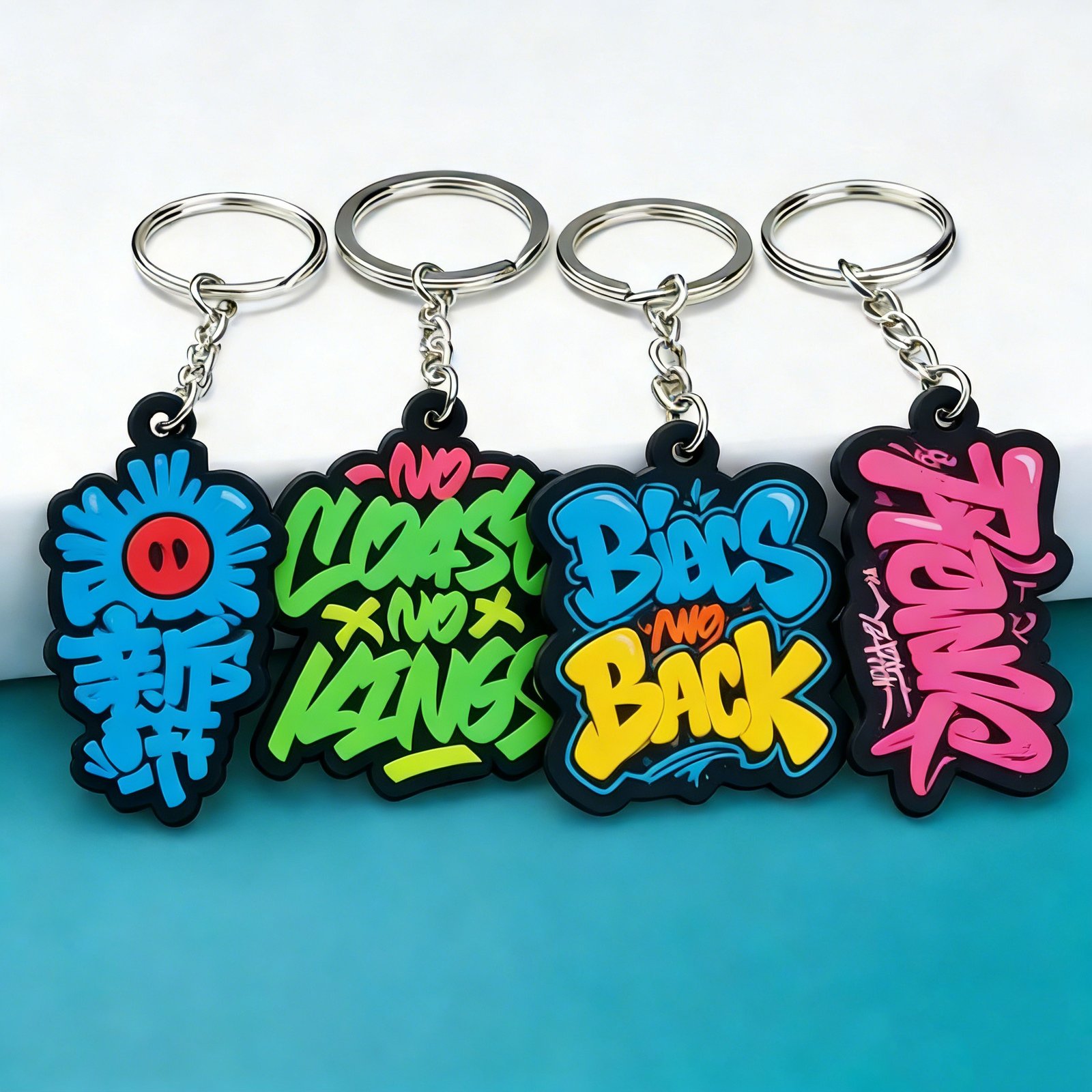 2D PVC Keychain 2