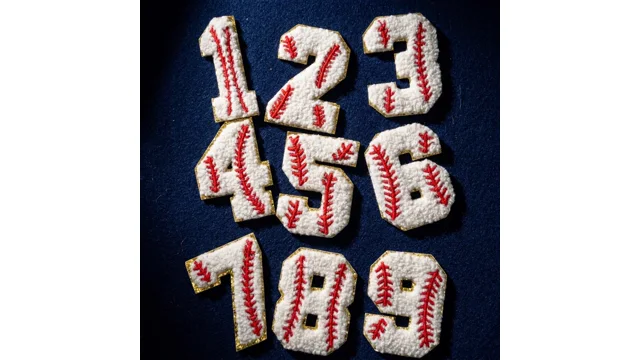 Custom chenille patches product example