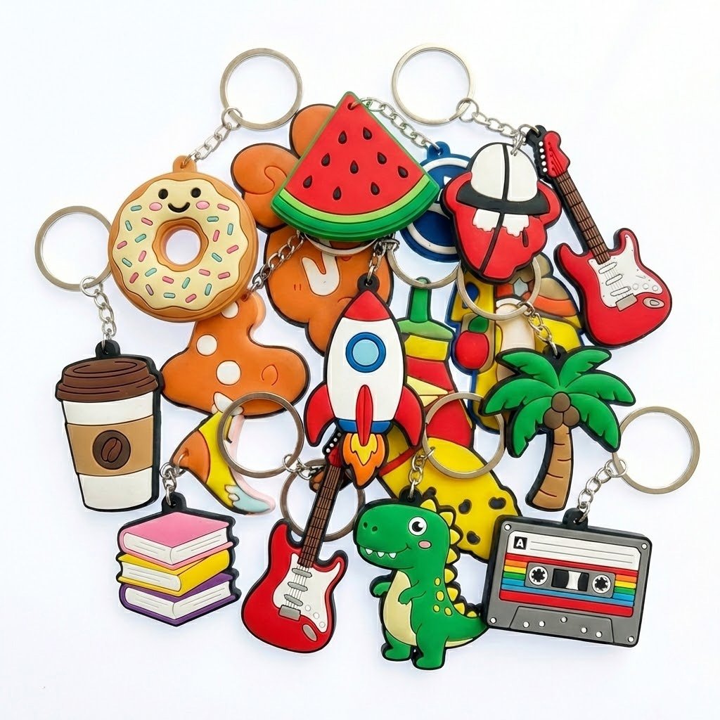 Custom keychains for branded retail merchandise cover image