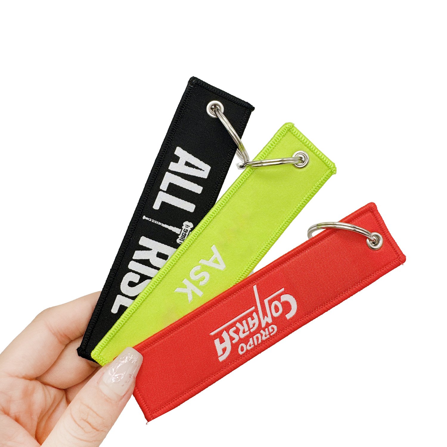 embroidered keychain product sample 2