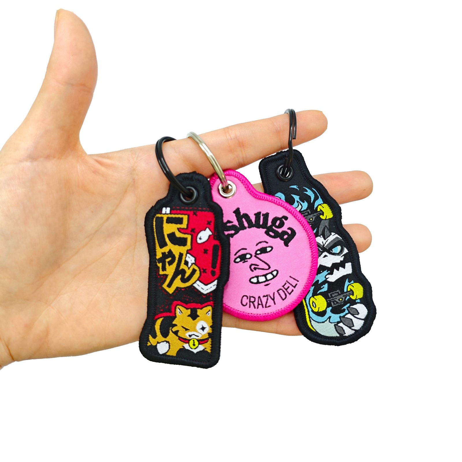 embroidered keychain product sample 11