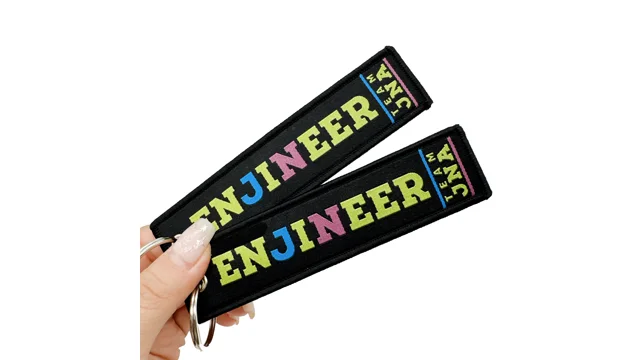 embroidered keychain product sample 3