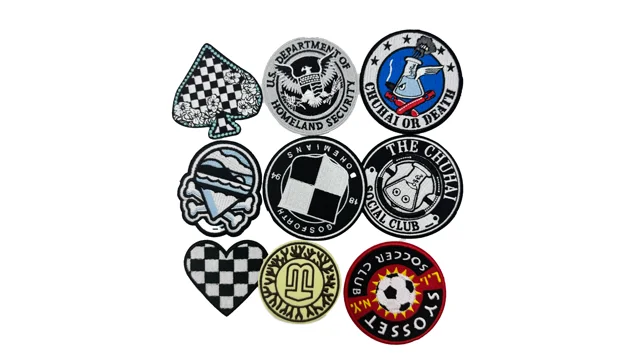 Custom embroidery patch product example