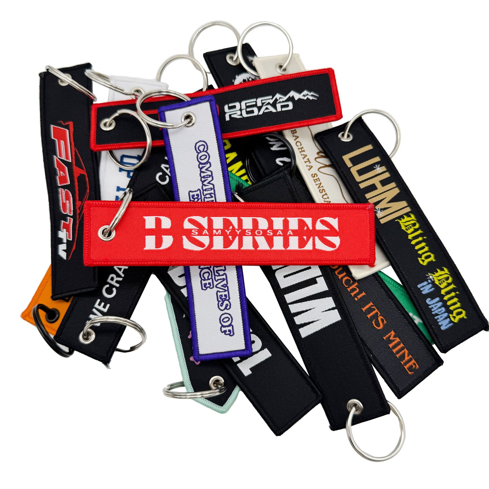 embroidered keychain product sample 14