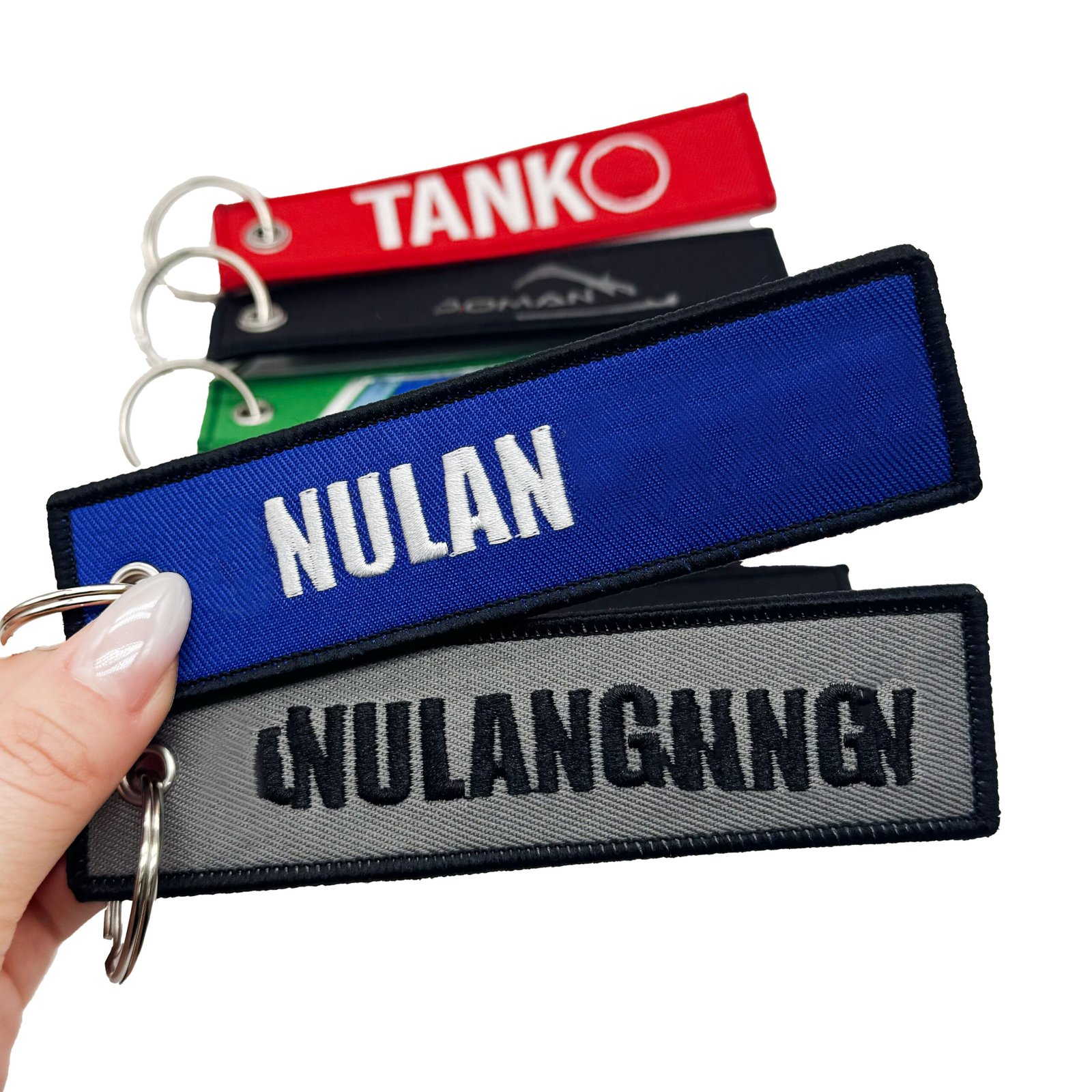 embroidered keychain product sample 12