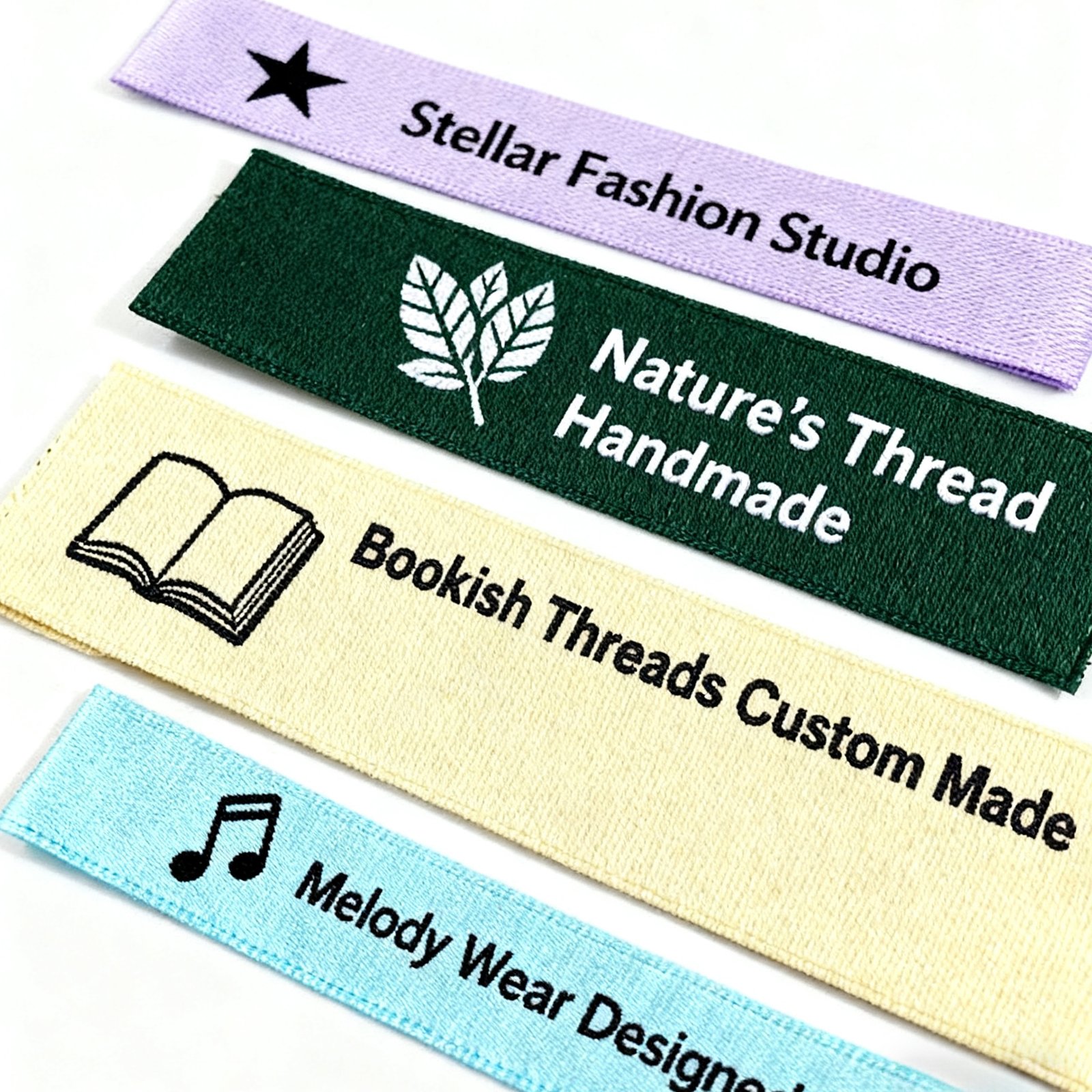 Custom woven label patches cover image